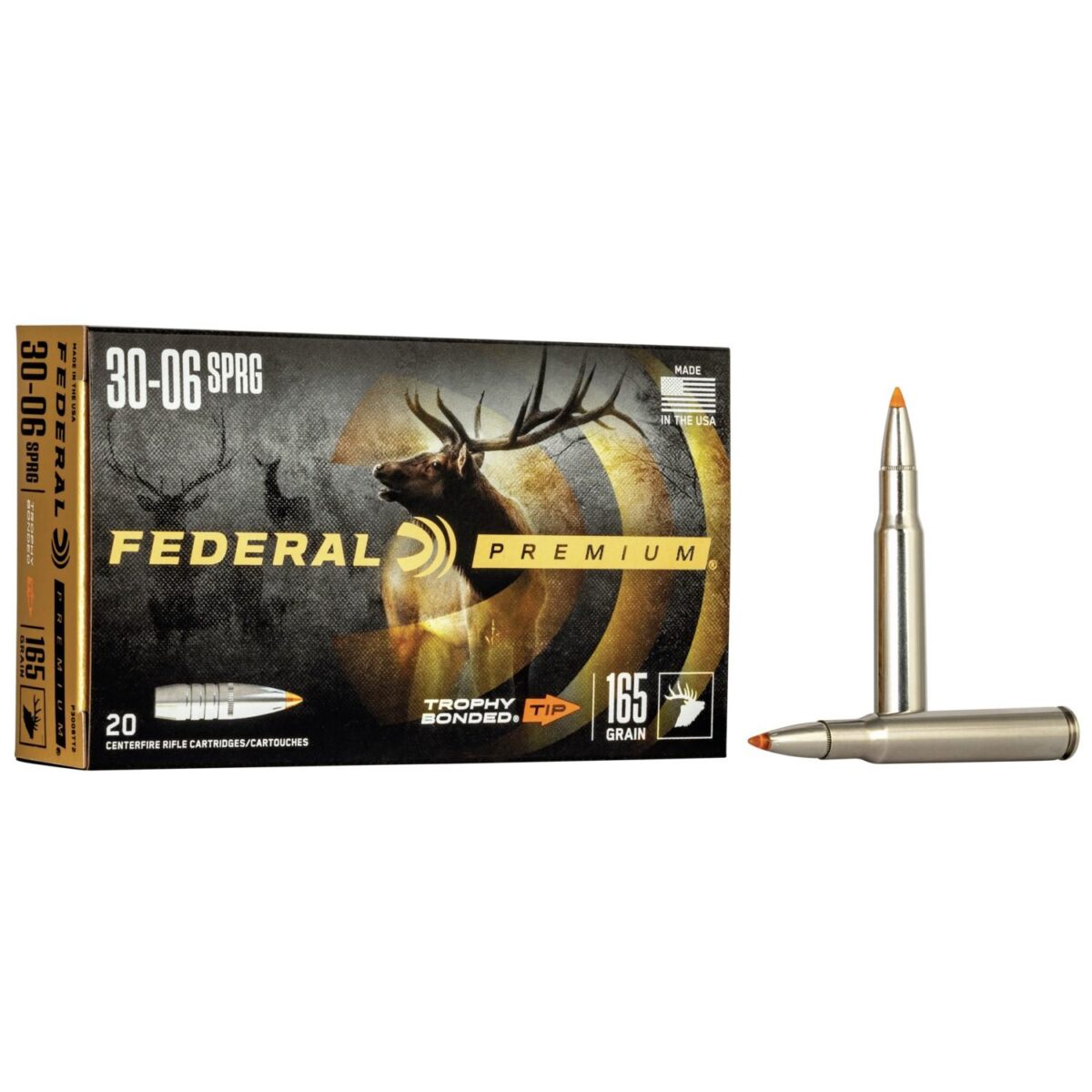 Fap3006tt2_1. Jpg - federal premium vital-shok rifle ammunition. 30-06 sprg 165 gr tbt 2800 fps - 20/box - fap3006tt2 1