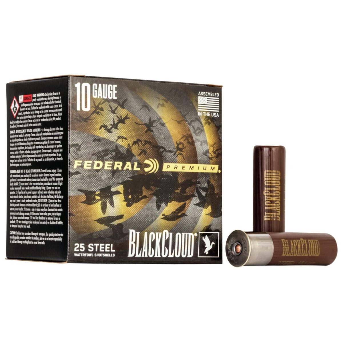 Fapwbx107bb_1. Jpg - federal premium black cloud fs steel shotshell 10ga 3-1/2 1-5/8oz 1375 fps #bb 25rds - fapwbx107bb 1