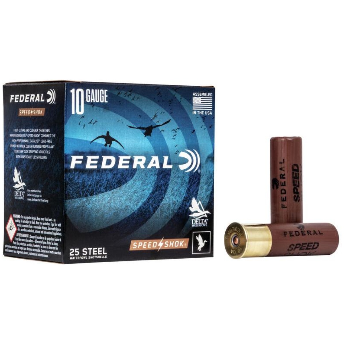 Fawf107t. Jpg - federal speed-shok shotshells10ga 3-1/2" 1-1/2oz t shot 1450 fps 25/ct - fawf107t