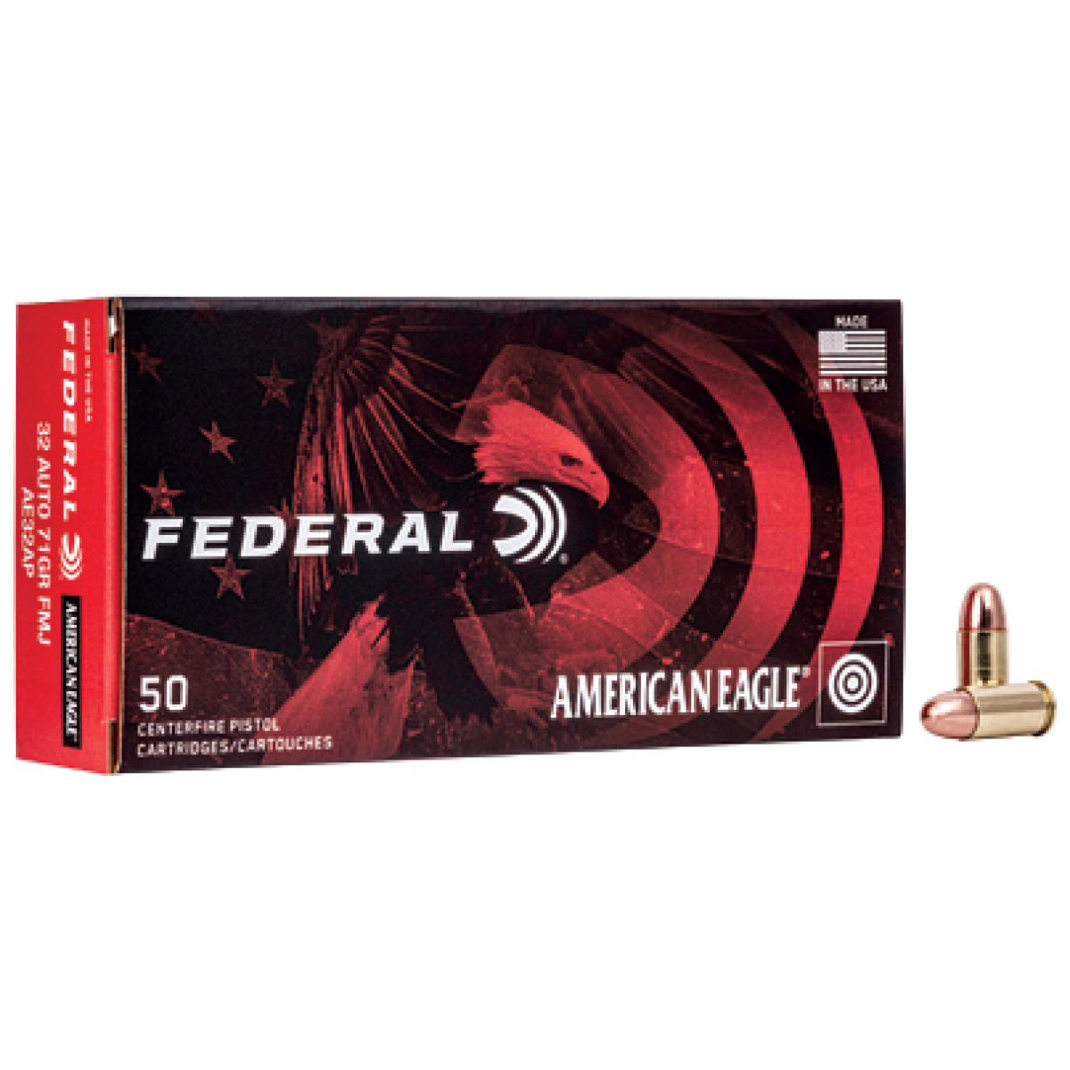 Feae32apbx_1. Jpg - fed am eagle 32acp 71gr fmj 50/1000 - feae32apbx 1