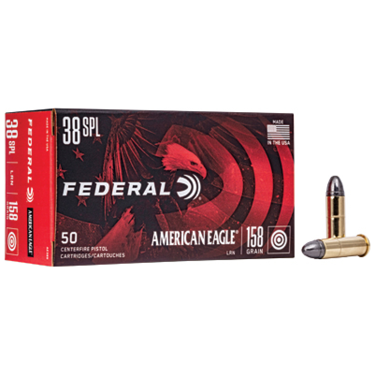 Feae38b_1. Jpg - fed am eagle 38spl 158gr lrn 50/1000 - feae38b 1