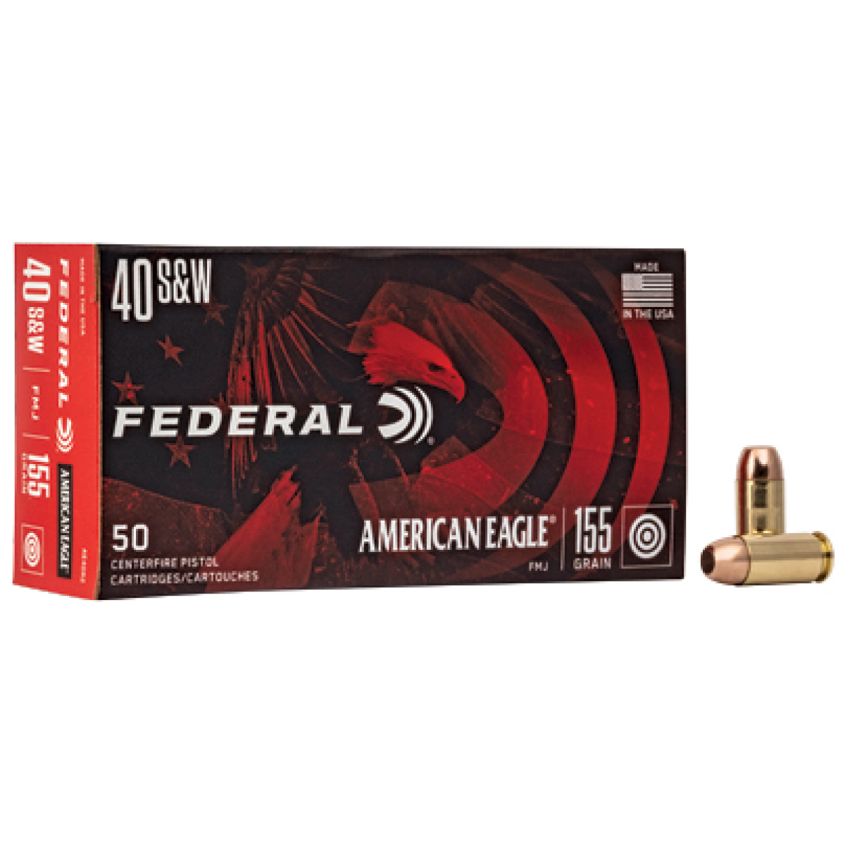 Feae40r2_1. Jpg - fed am eagle 40s&w 155gr fmj 50/1000 - feae40r2 1