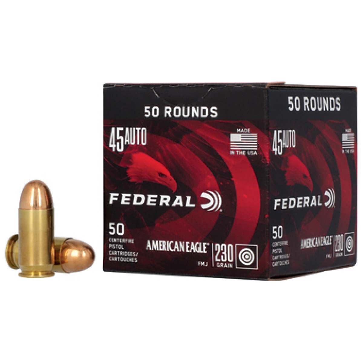 Feae45a50_1. Jpg - fed am eagle 45acp 230gr fmj 50/500 - feae45a50 1