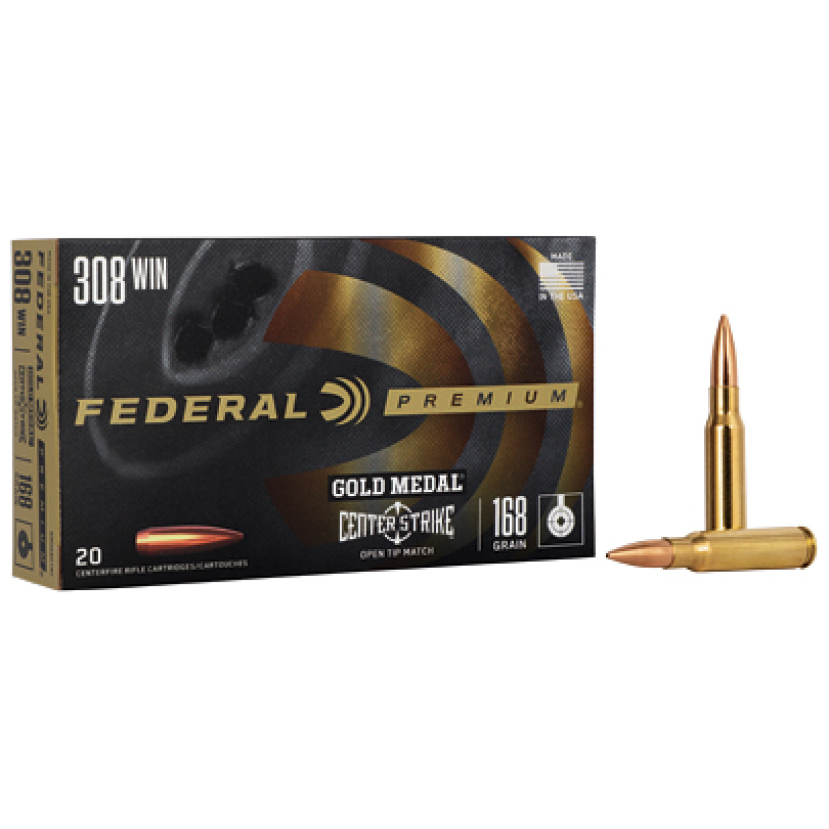 Fegm308otm1_1. Jpg - fed gold mdl 308win 168gr otm 20/200 - fegm308otm1 1