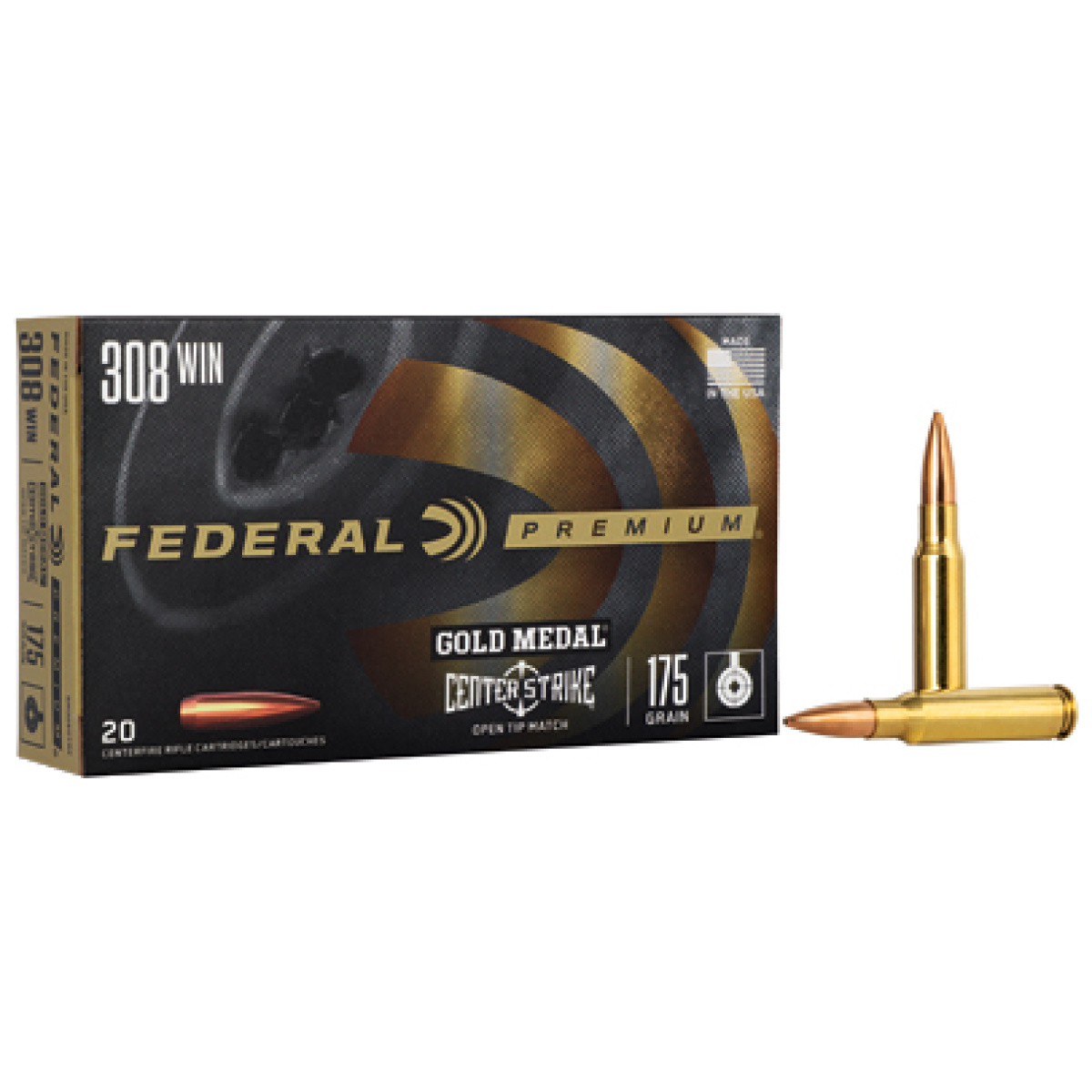 Fegm308otm2_1. Jpg - fed gold mdl 308win 175gr otm 20/200 - fegm308otm2 1