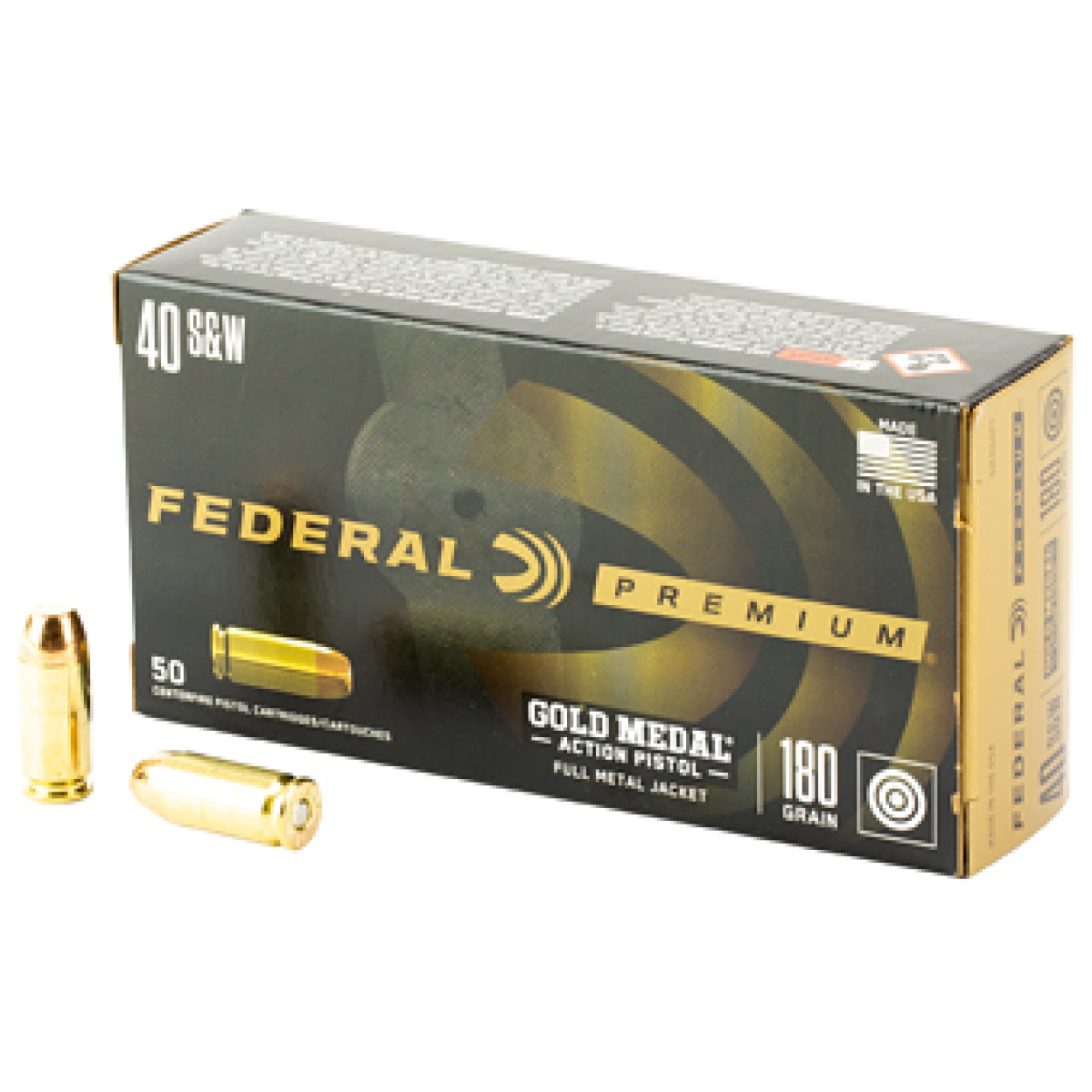 Fegm40ap1_1. Jpg - fed gld mdl 40s&w 180gr fmj 50/500 - fegm40ap1 1