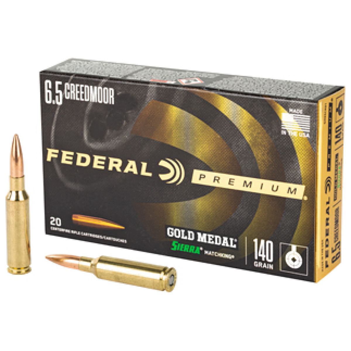 Fegm65crd1_1. Jpg - fed gold mdl 6. 5creed 140gr smk 20 - fegm65crd1 1