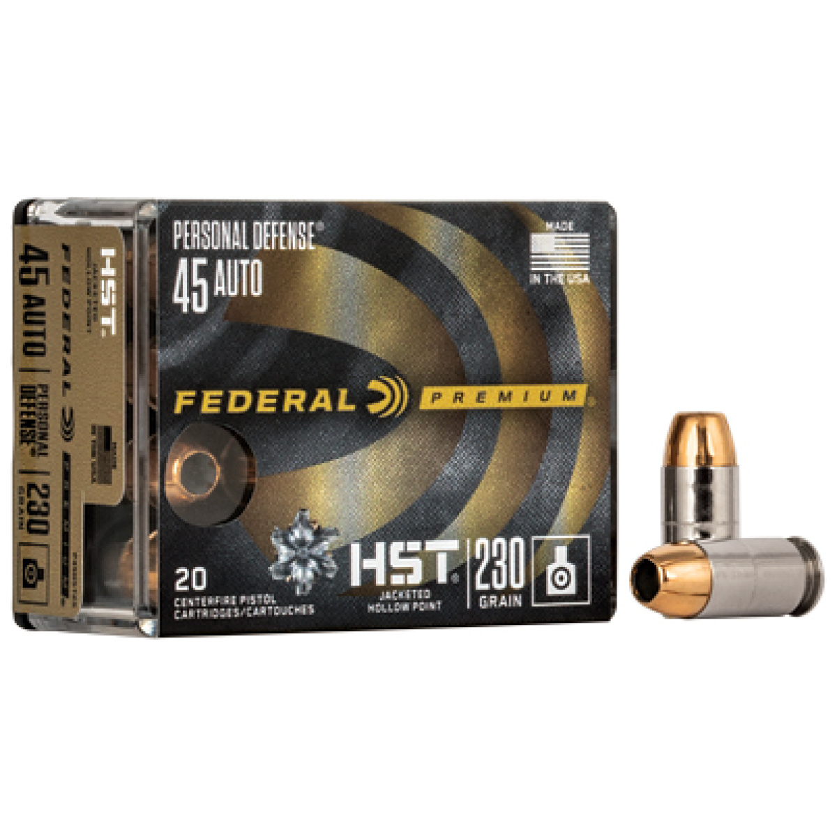 Fep45hst2s_1. Jpg - fed prm hst 45acp 230gr jhp 20/200 - fep45hst2s 1