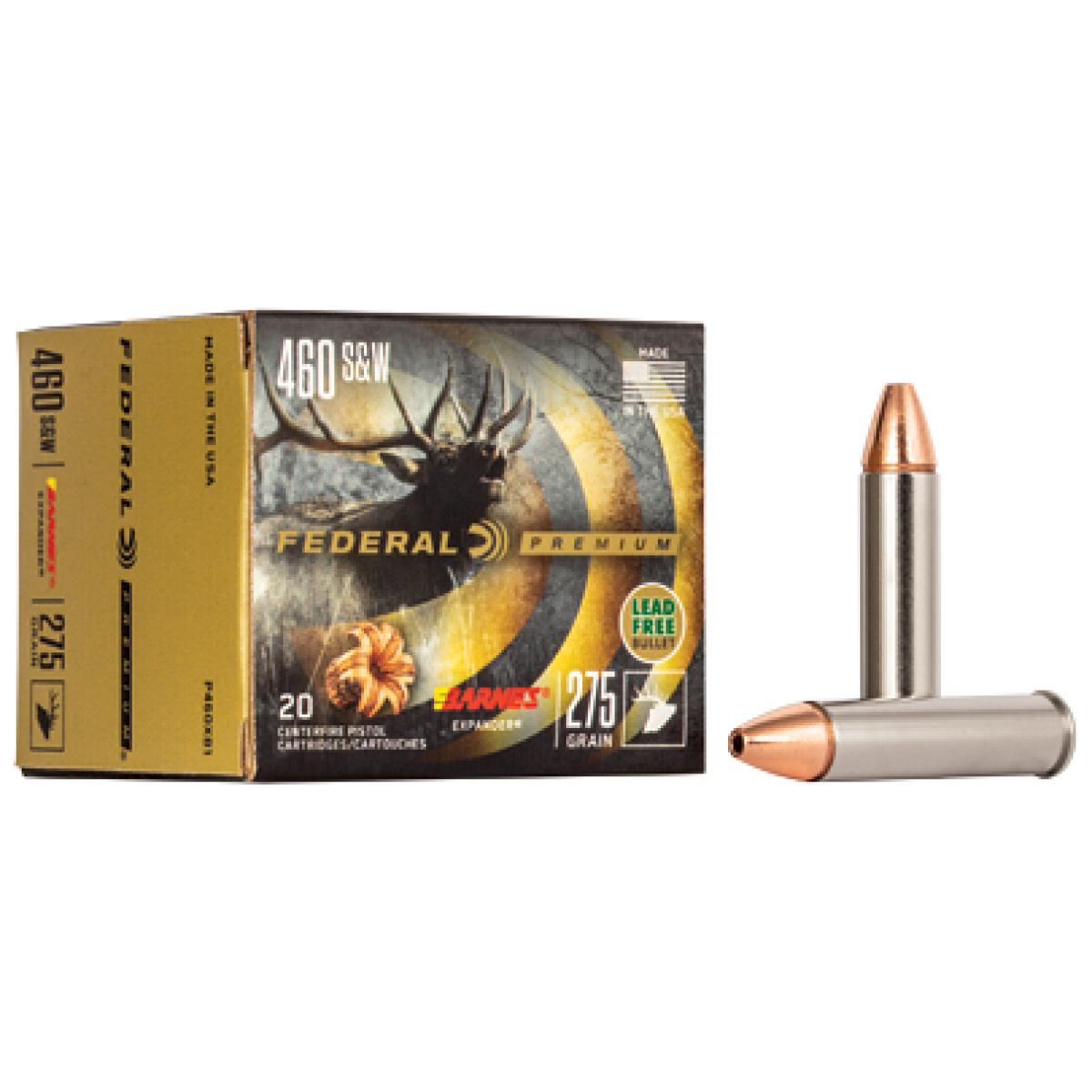 Fep460xb1_1. Jpg - fed prm 460s&w 275gr brns exp 20/200 - fep460xb1 1