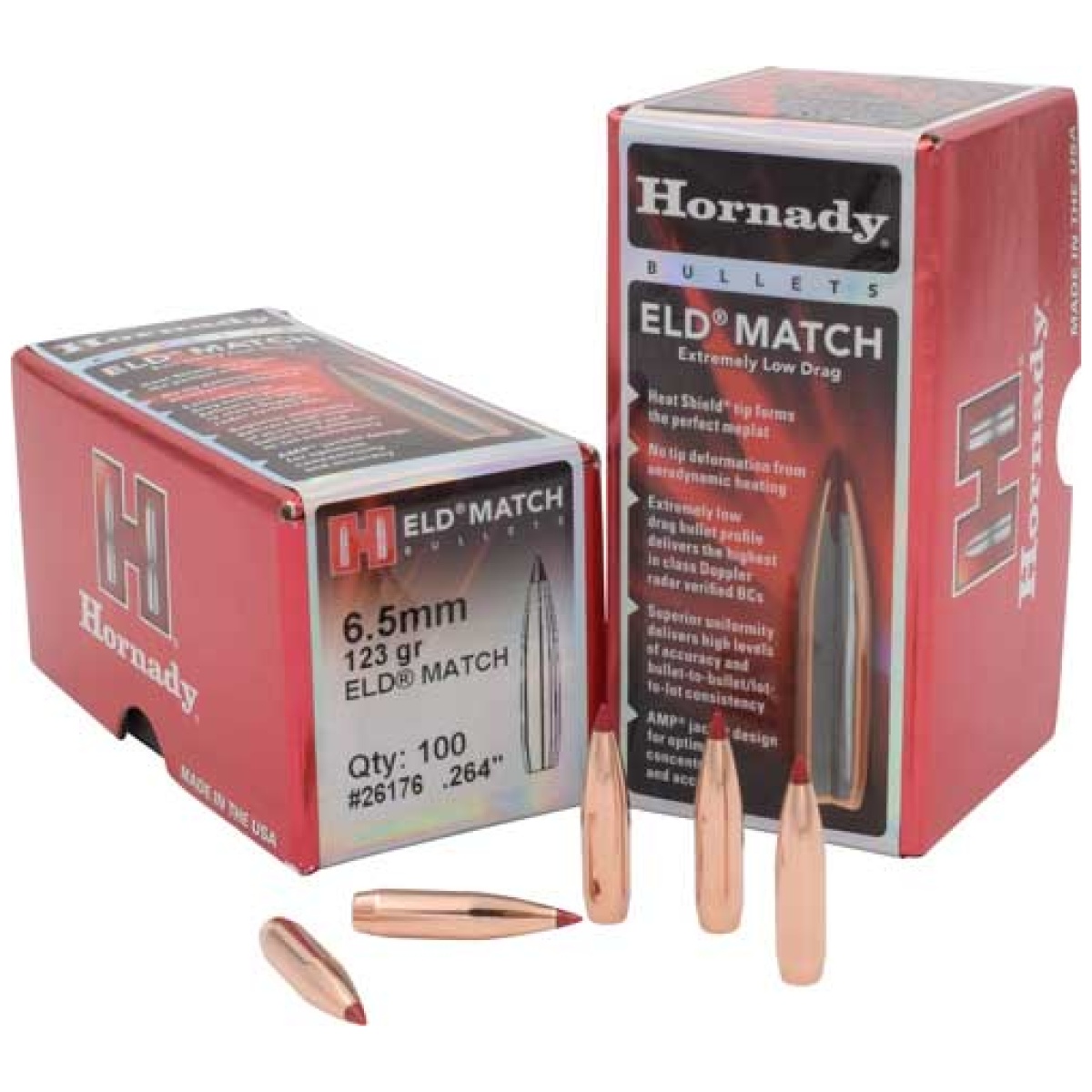 Hdy26176. Jpg - hornady bullets 6. 5mm. 264 - hdy26176