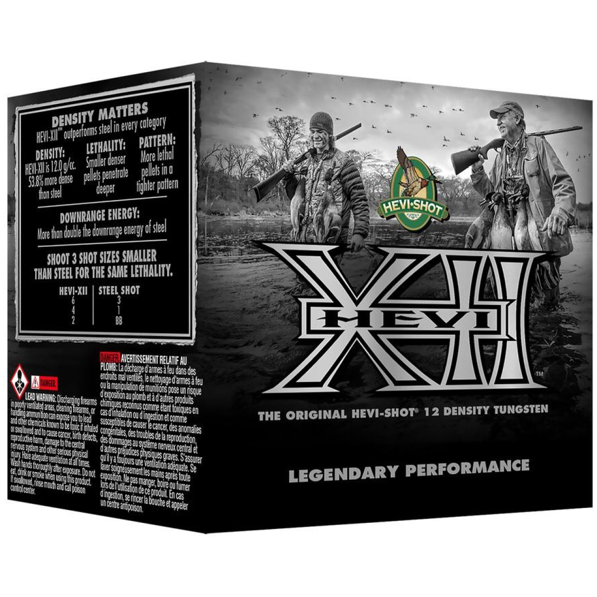 Hevuixii_1-1. Jpg - hevi-shot hevi-xii shotshells 12ga 2-3/4" 1-1/8oz 1450 fps #4 25/ct - hevuixii 1 1