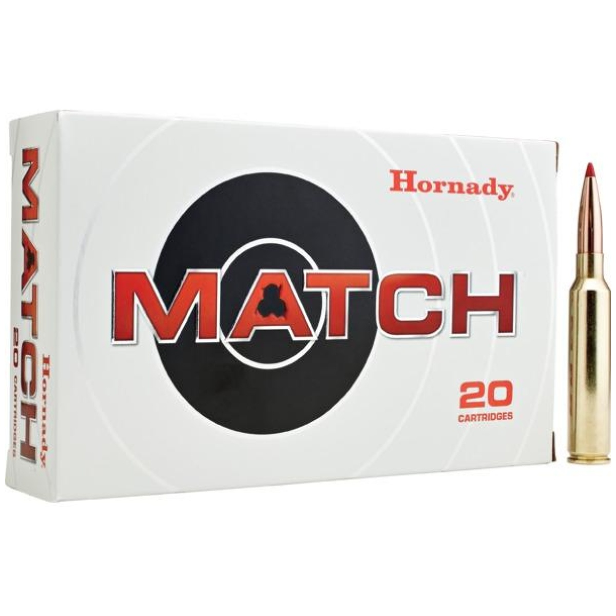 Ho82162. Jpg - hornady match rifle ammunition. 300 prc 225 gr eld match 2810 fps 20/ct - ho82162