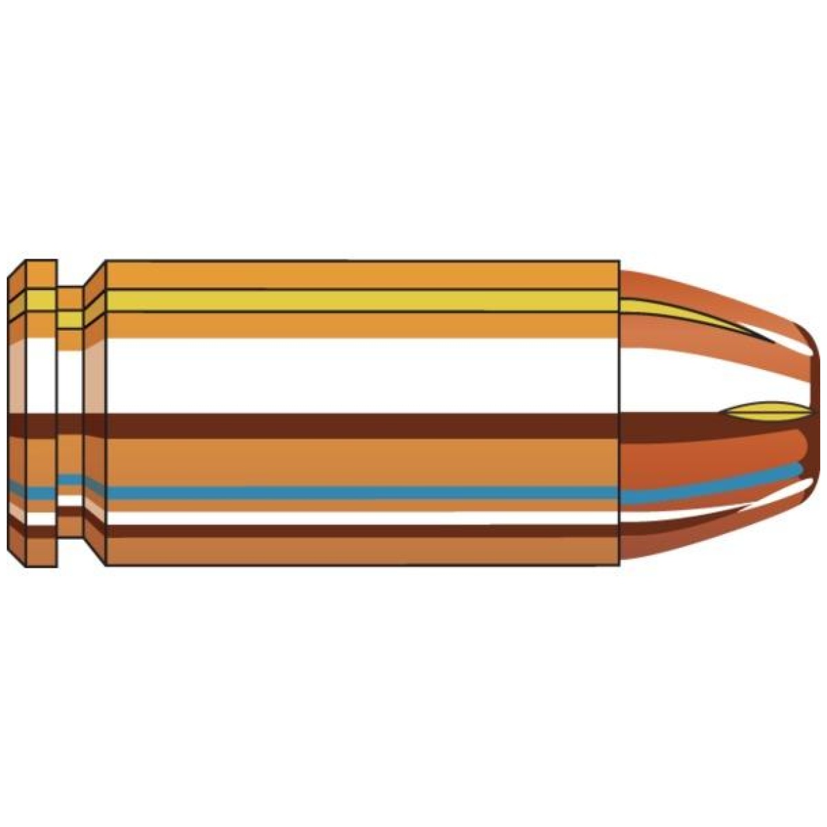 Ho91369. Jpg - hornady subsonic ammunition. 40 s&w 180 gr 950 fps xtp 20/ct - ho91369