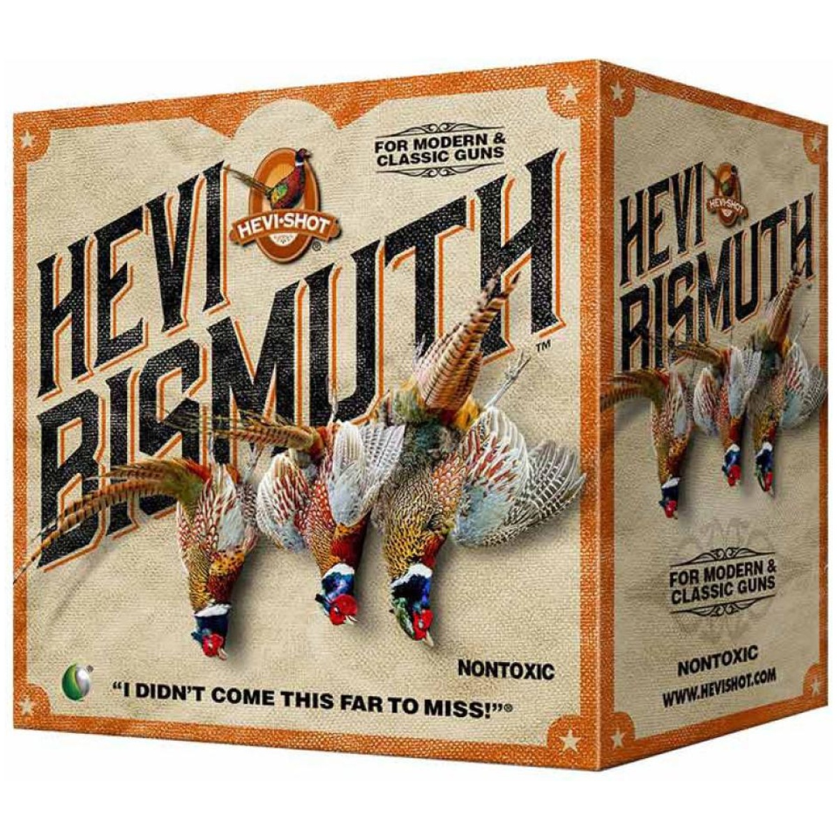 Hvhs14715. Jpg - hevi-shot hevi-bismuth upland shotshells 12ga 2-3/4" 1-1/4oz 1400 fps #5 25/ct - hvhs14715