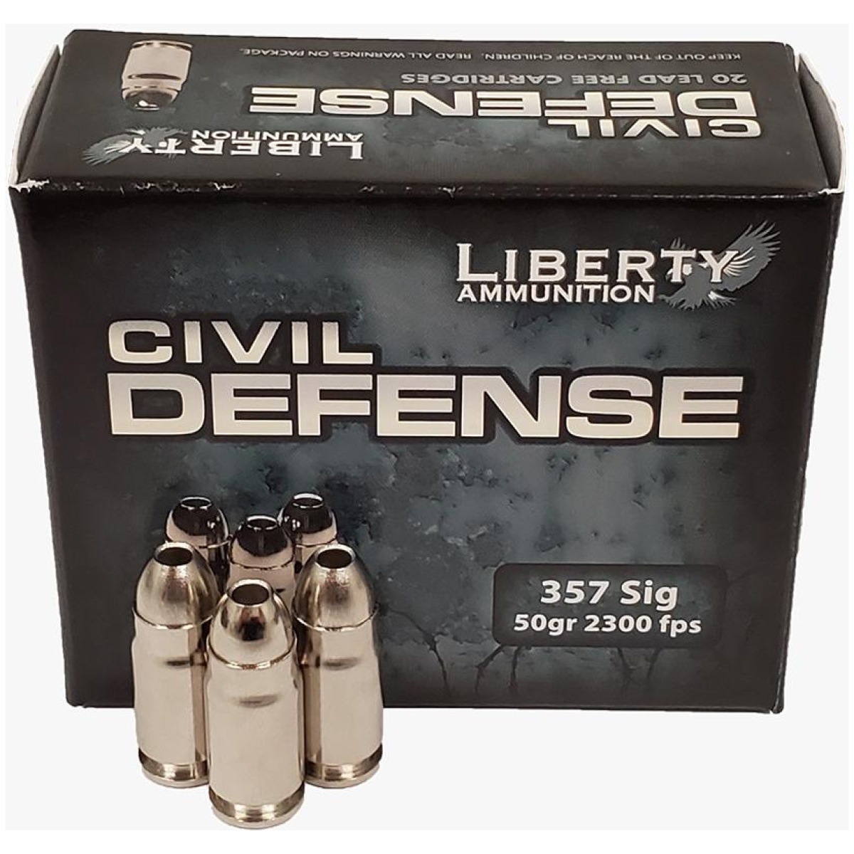 Ivlacd357sig053. Jpg - civil defense. 357 sig 50gr copper mono frag hp lead free 20rd - ivlacd357sig053