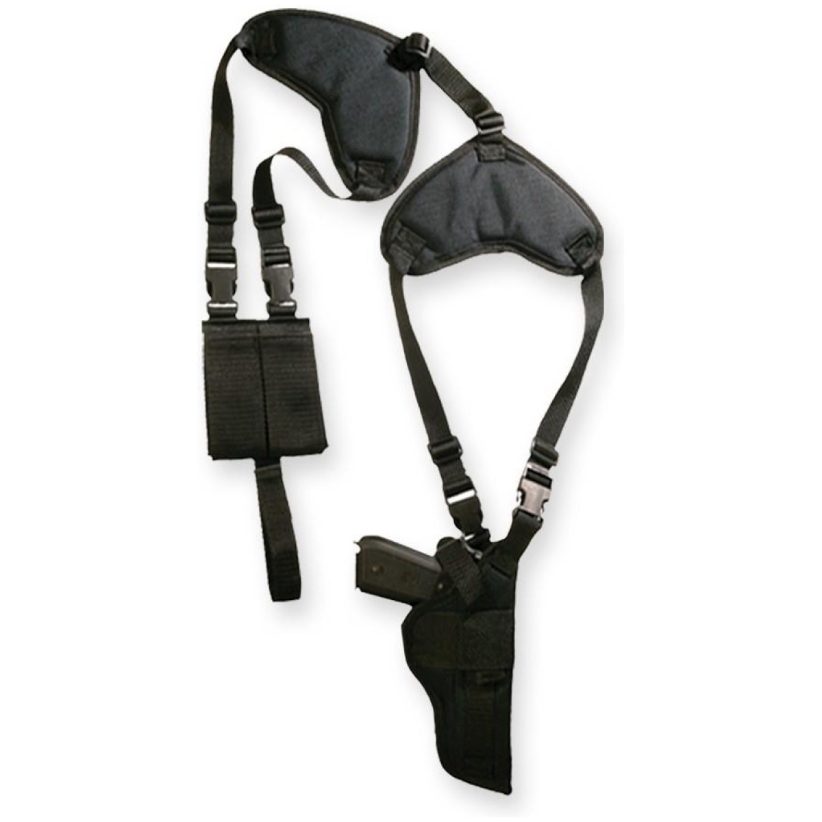 Jzwshd-1_2. Jpg - bulldog deluxe shoulder holster for large frame auto 4" - 4. 5" barrels black ambi - jzwshd 1 2