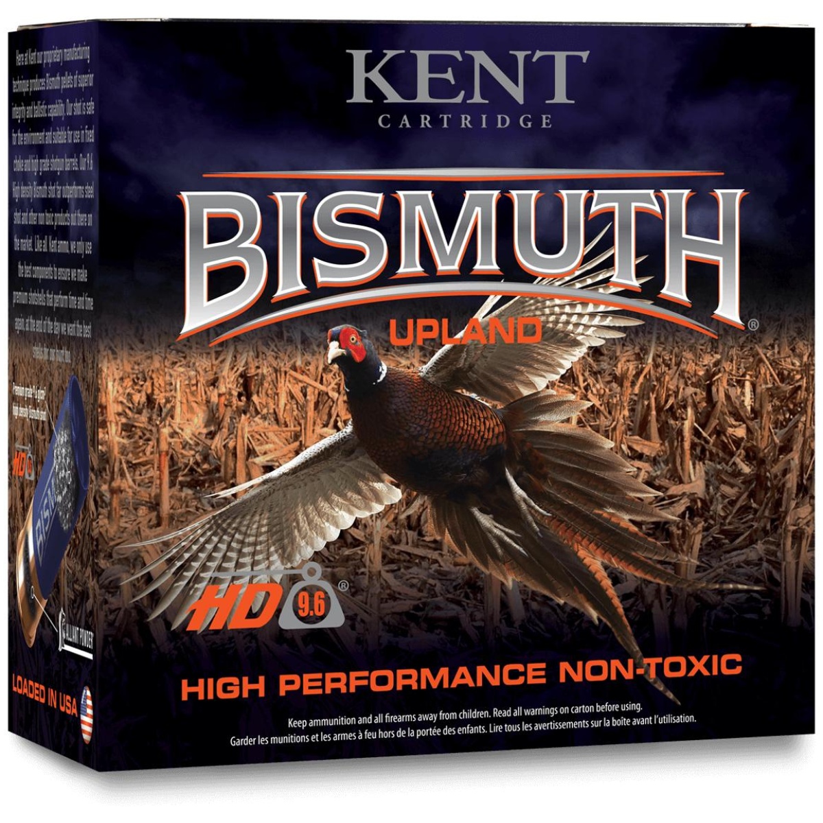 Kib12w364. Jpg - kent bismuth high-performance non-toxic shotshells 12 ga 2-3/4" 1-1/4oz 1350 fps #4 25/ct - kib12w364