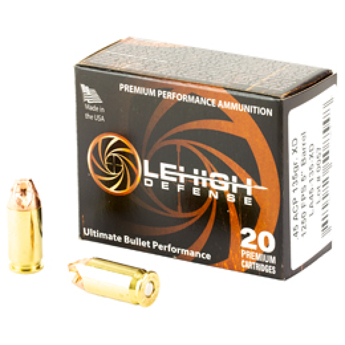 Lhla45-135-xd_1. Jpg - lehigh xtrm dfns. 45acp 135gr 20/200 - lhla45 135 xd 1