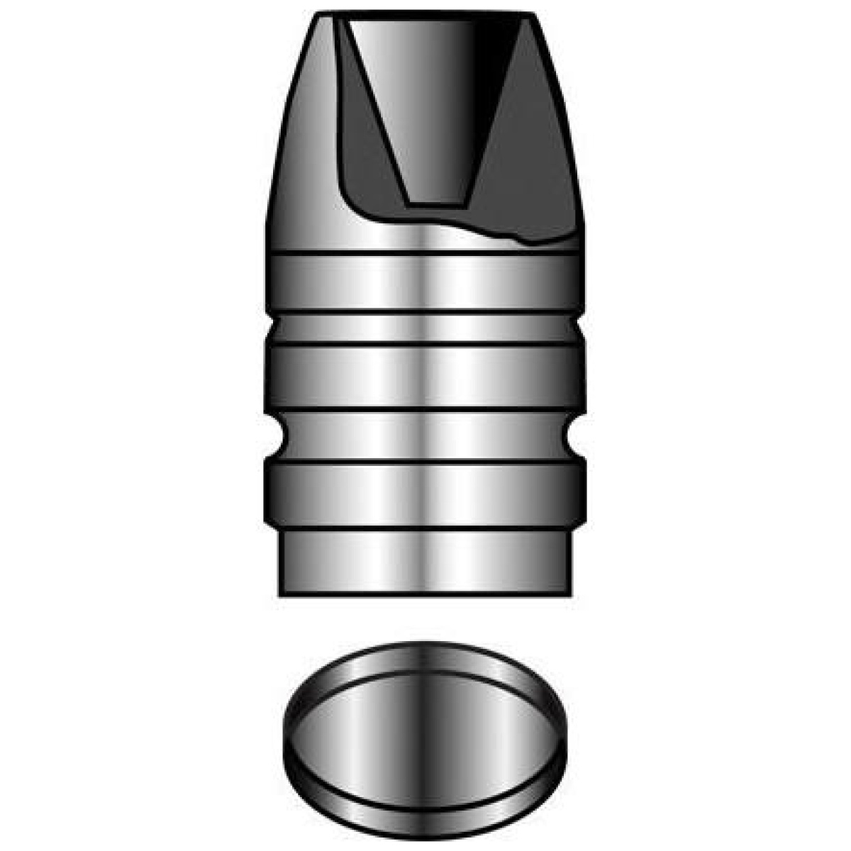 Ly2650640_1. Jpg - lyman devastator hollow point pistol bullet mould. 44 cal. - ly2650640 1