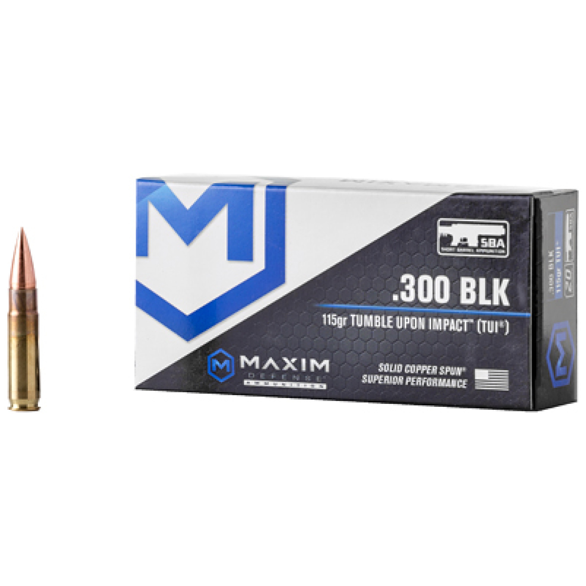 Mxm-49004_1. Jpg - maxim 300blk 115gr tui sba 20/500 - mxm 49004 1