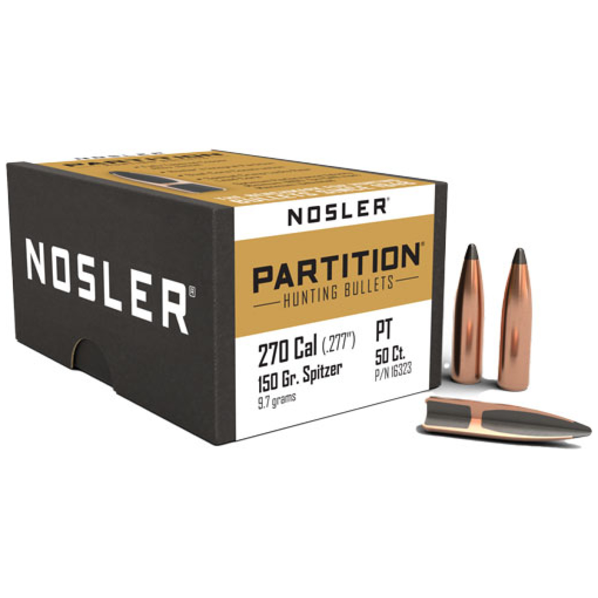 N16323_1. Jpg - nosler bullets 270 cal. 277 - n16323 1