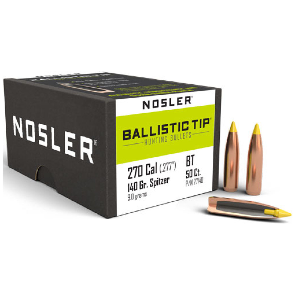 N27140_2. Jpg - nosler bullets 270 cal. 277 - n27140 2