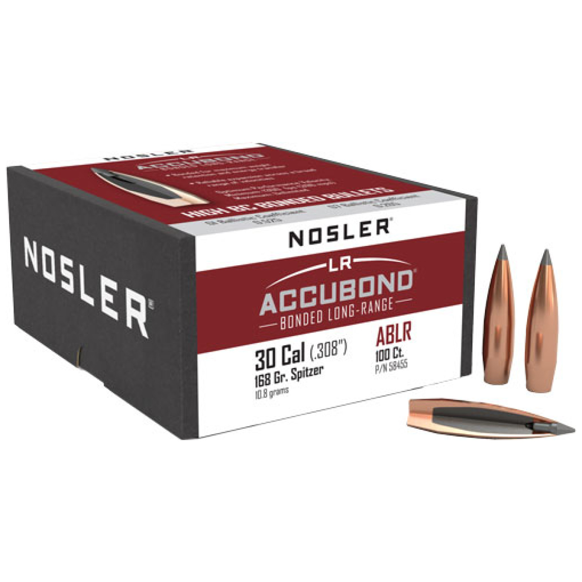 N58455_1. Jpg - nosler bullets 30 cal. 308 - n58455 1