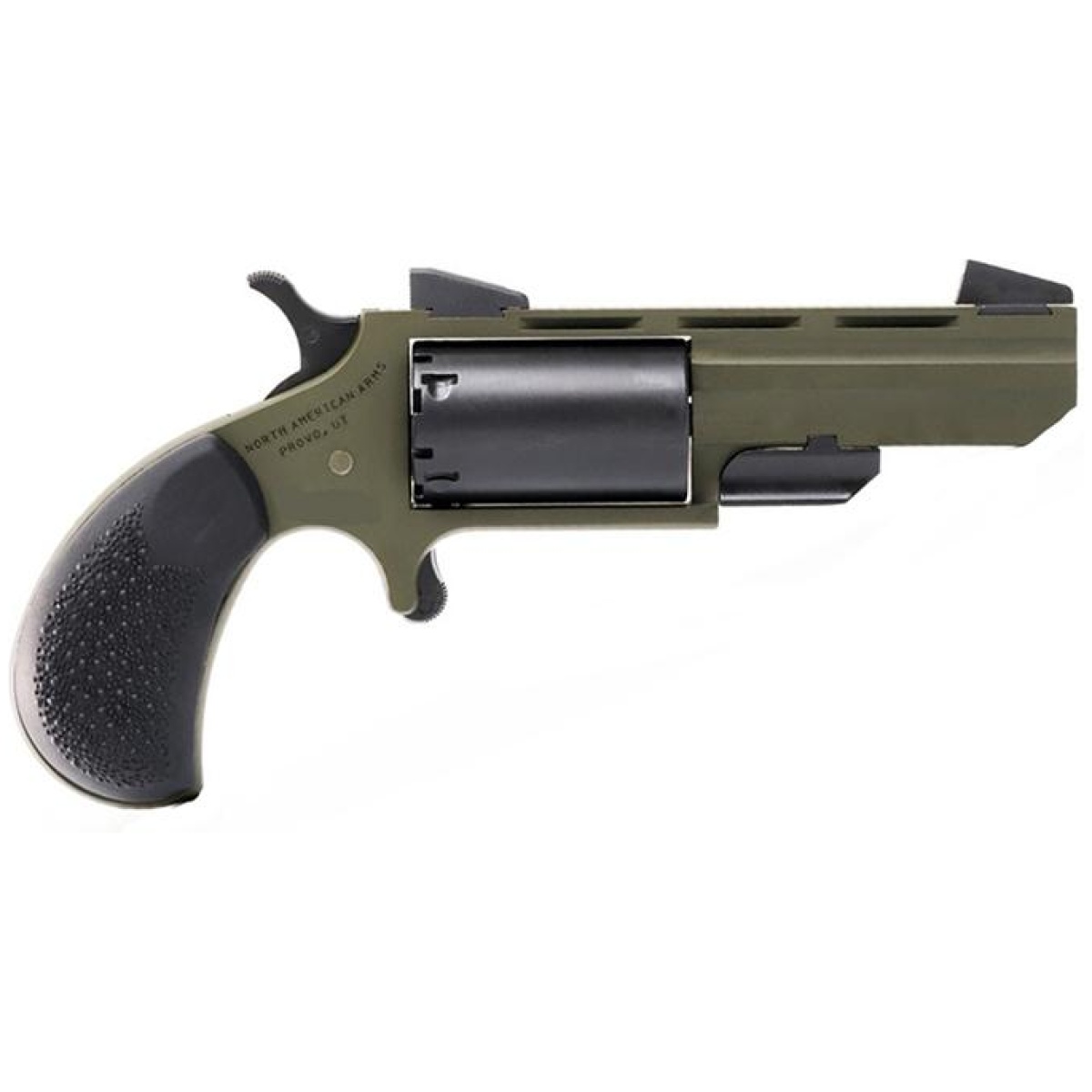 Ndnaatghmb-1. Jpg - naa green huntsman handgun. 22 lr 5rd capacity 2" barrel od green/black - ndnaatghmb 1