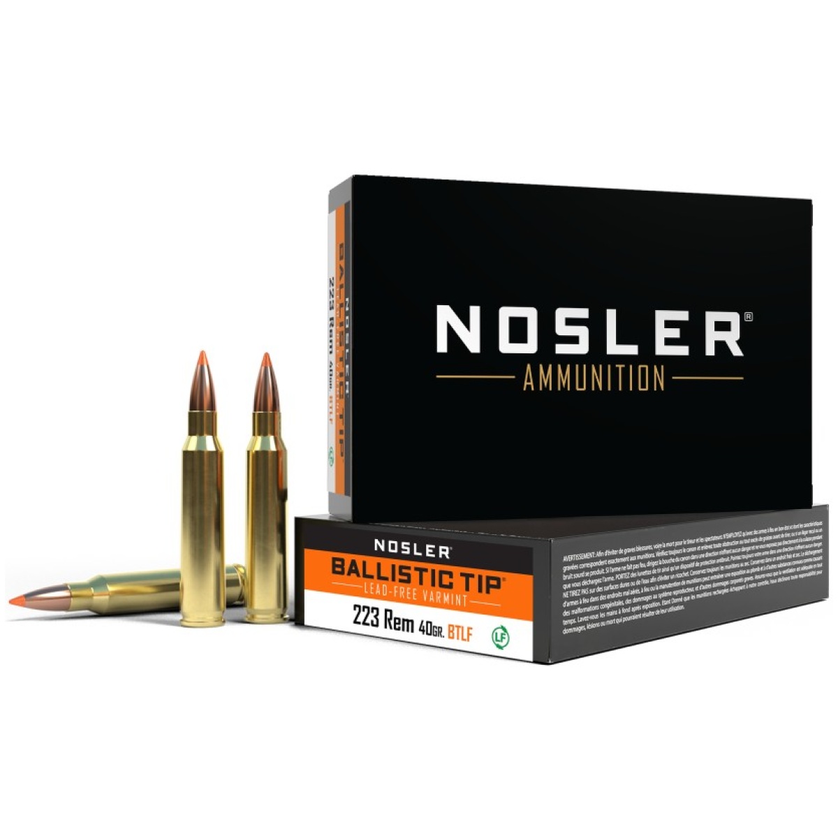 No61048-1. Jpg - 223 rem 40gr lead free ballistic tip (20 ct. ) ammunition - no61048 1