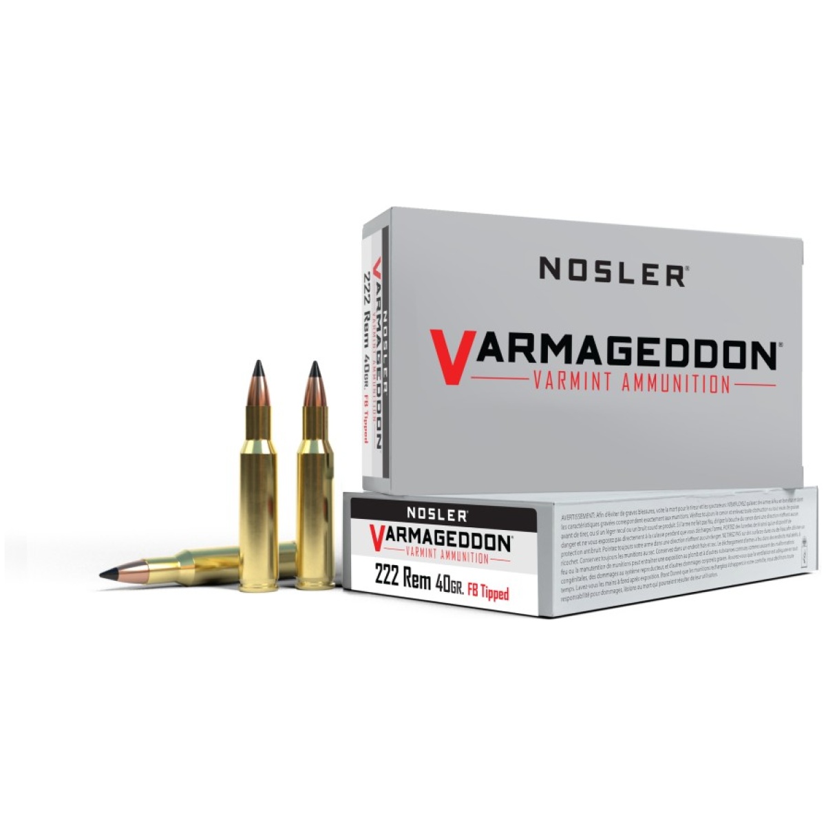 No65135-1. Jpg - nosler varmegeddon rifle ammunition. 222 rem 40 gr fb tipped 3400 fps - 20/ct - no65135 1