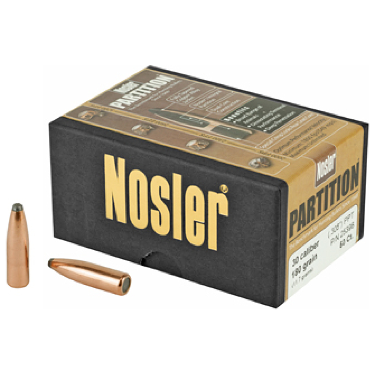 Nosb25396_1. Jpg - nosler 30 cal 180gr ppt part. 50ct - nosb25396 1