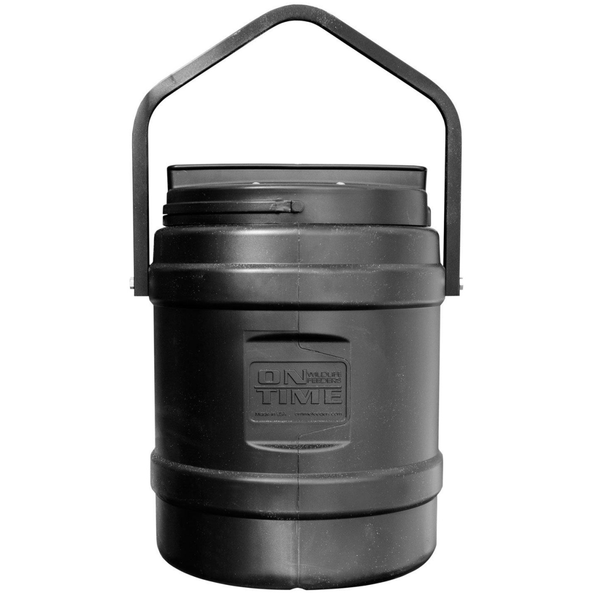 Ot73000. Jpg - on time wildlife sonic shaker rice bran feeder - 10 gallon - ot73000