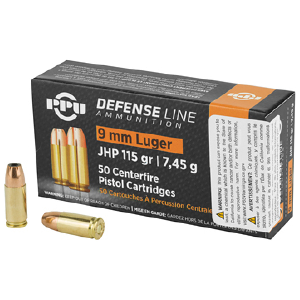 Ppuppd91_1. Jpg - ppu 9mm jhp 115gr 50/1000 - ppuppd91 1