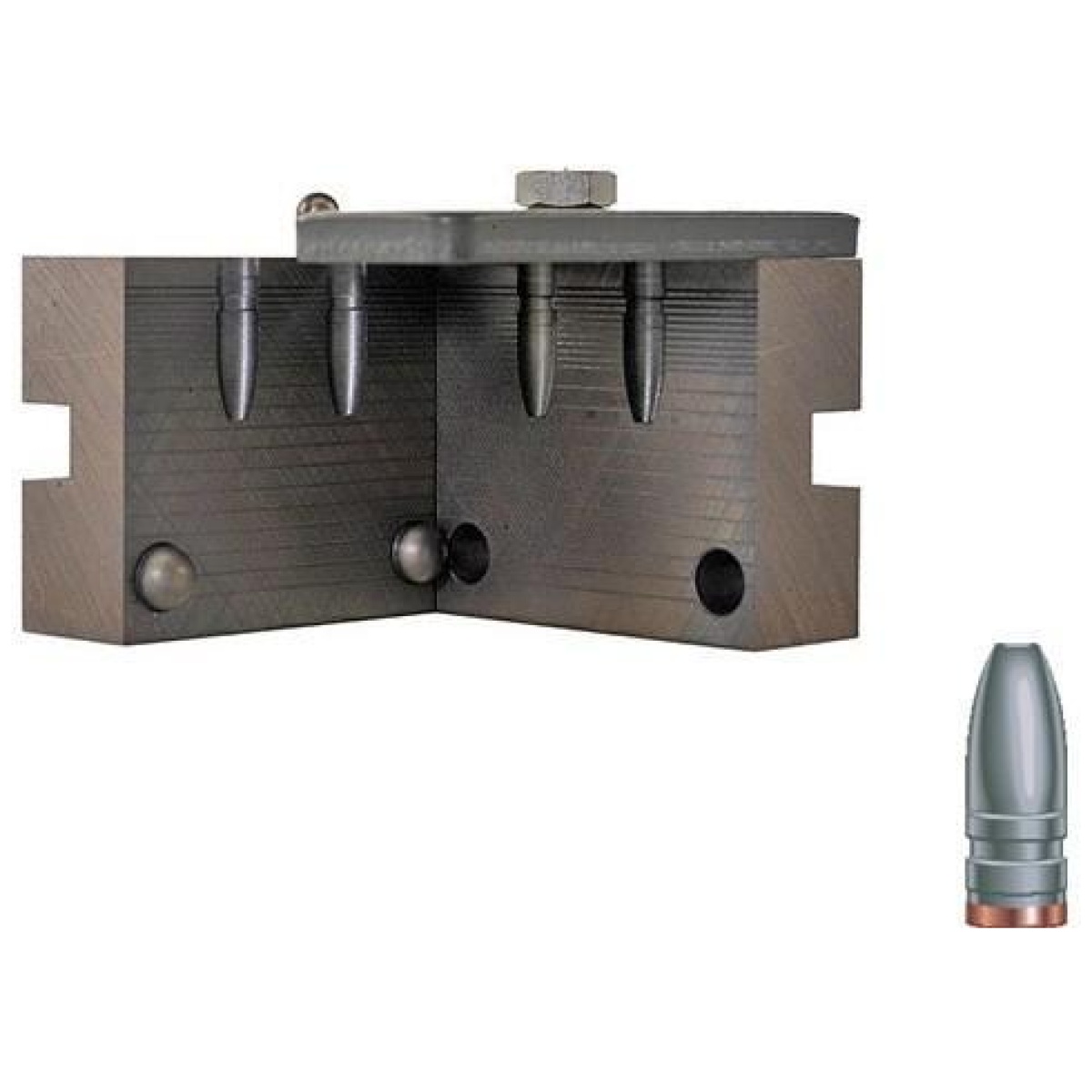 Rc82007. Jpg - rcbs soft point rifle bullet mould - double cavity. 225" 55 gr (. 22-55-sp 506) - rc82007