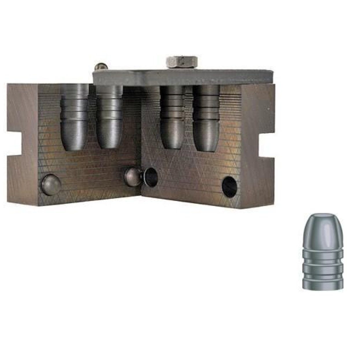 Rc82045. Jpg - rcbs flat nose rifle bullet mould - universal - double cavity. 458" 325 gr - rc82045