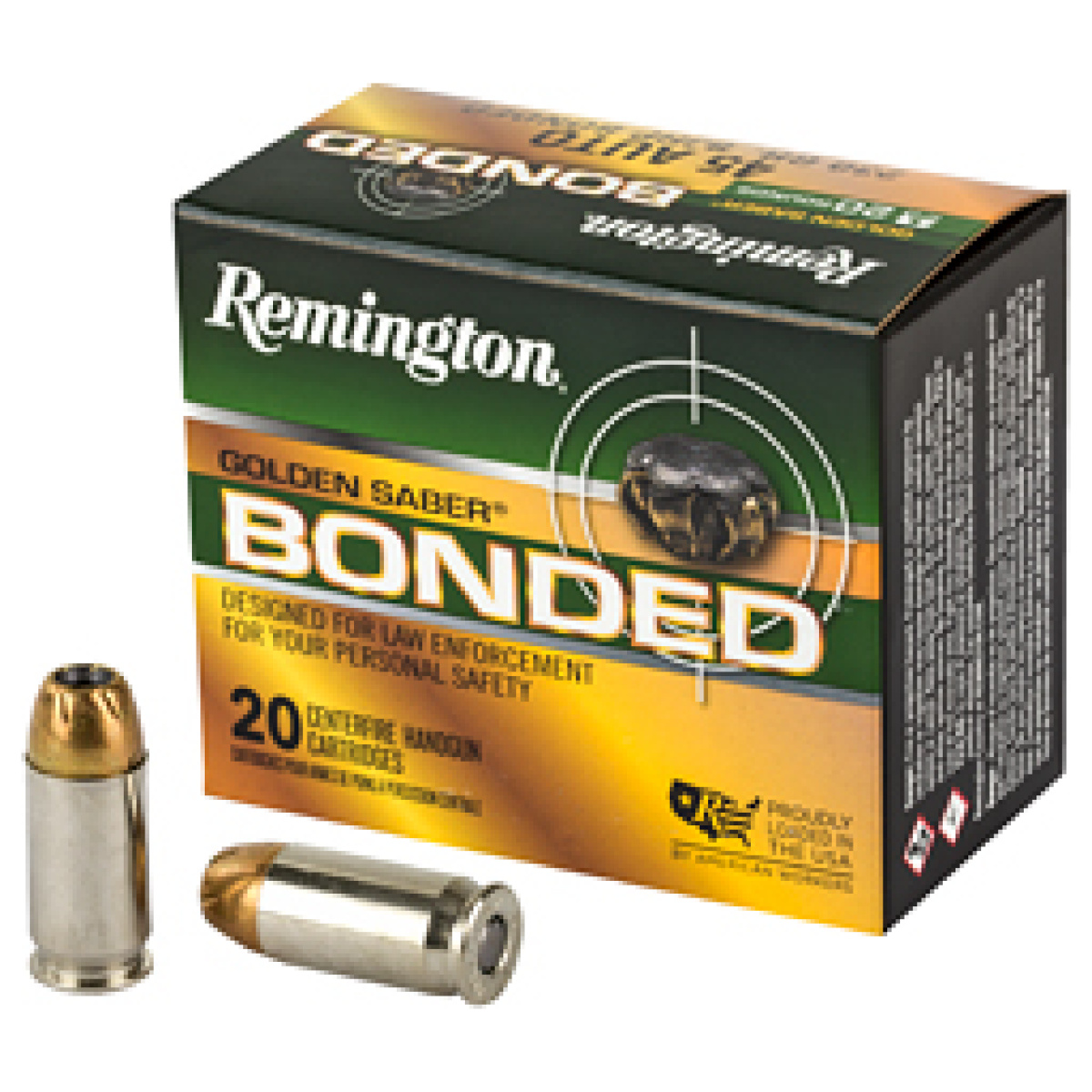 Rem29327_1. Jpg - rem golden sbr 45acp 230gr 20/500 - rem29327 1