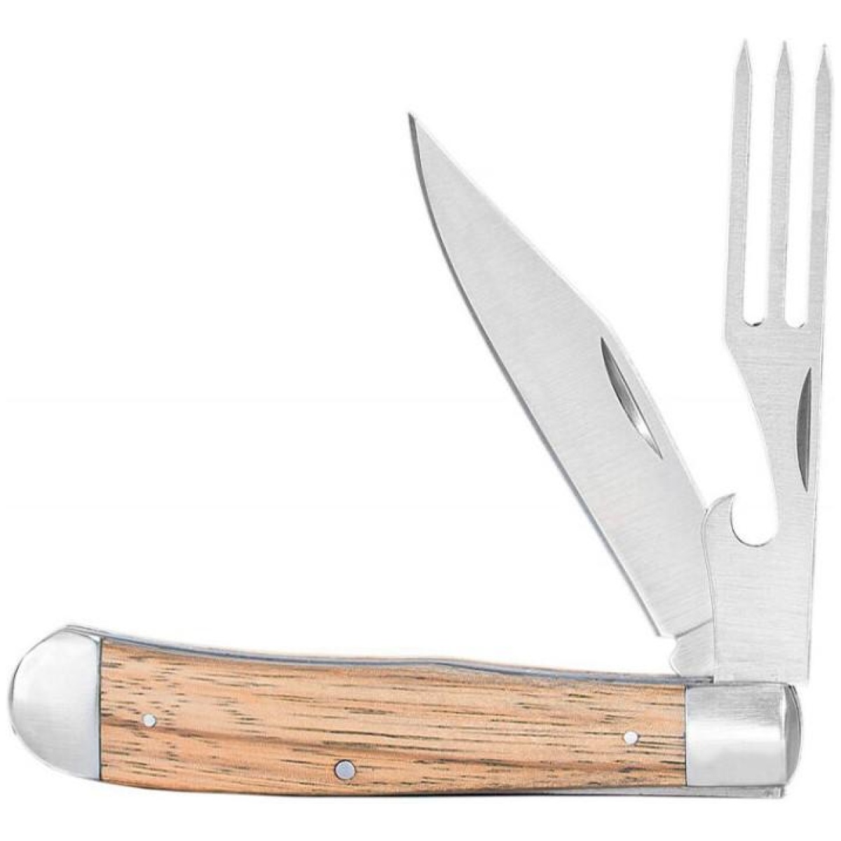 Rhcc0094zw-1. Jpg - abkt cattleman chuckwagon trapper knife 3-1/4" blade with fork blade zebrawood - rhcc0094zw 1