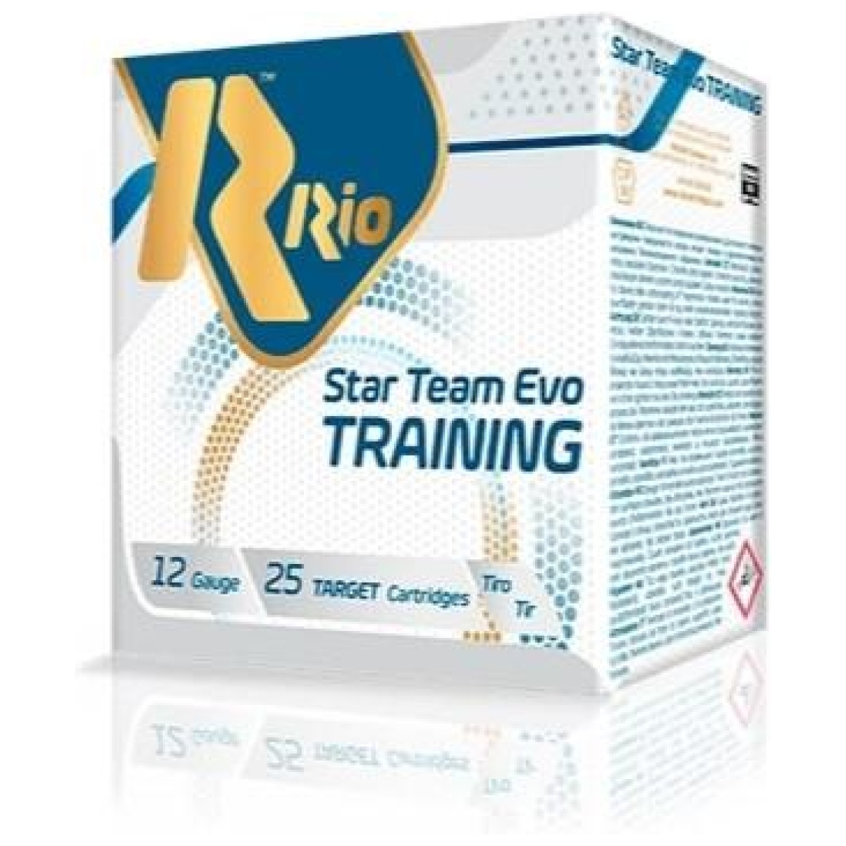 Rostt248-1. Jpg - rio star team evo training 24 gram shotshells 12 ga 2-3/4" 1340fps 7/8oz #8 25/ct - rostt248 1