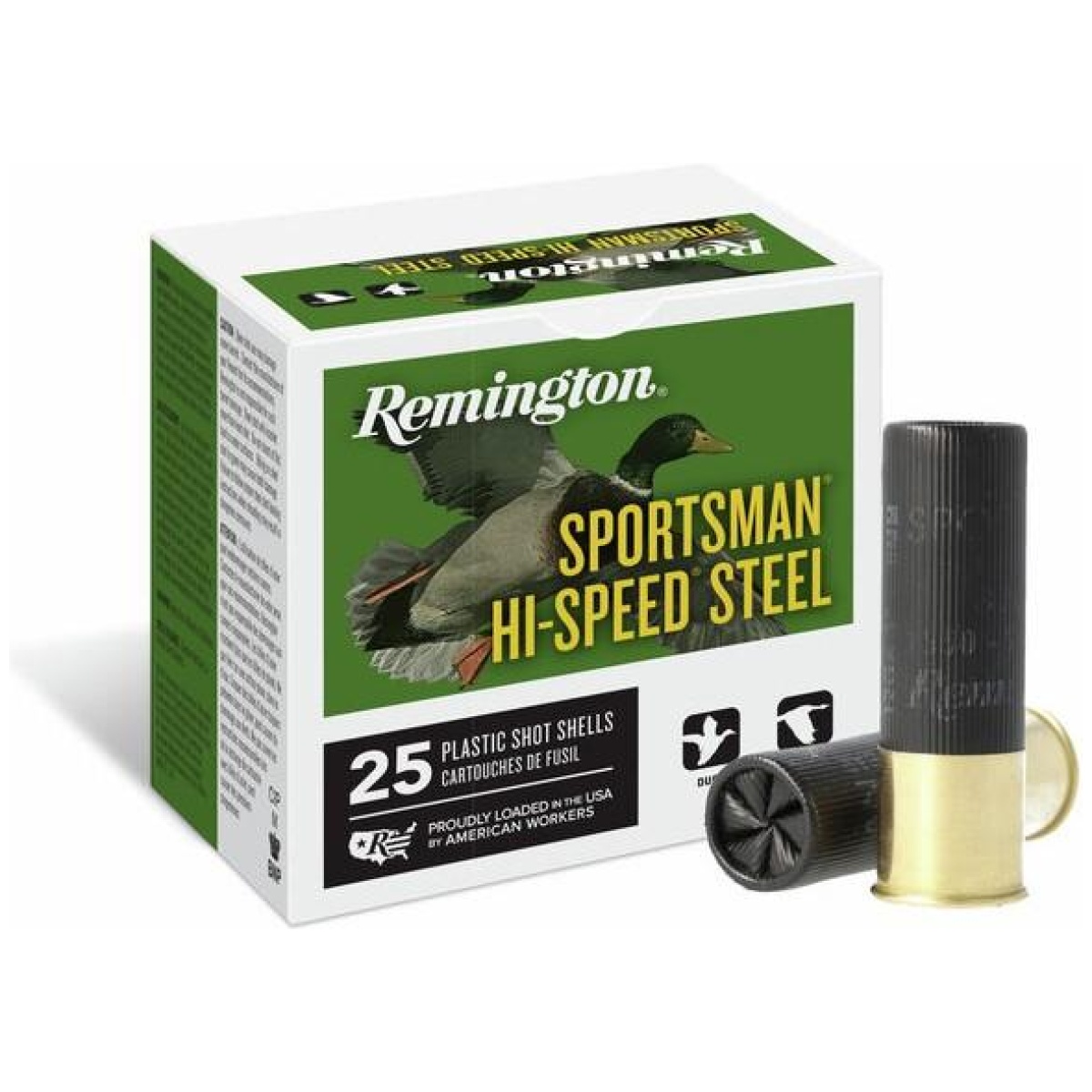 Rt20005-1. Jpg - remington sportsman hi-speed steel shotshells 12ga 2-3/4" 1oz 1365 fps #6 10/ct - rt20005 1