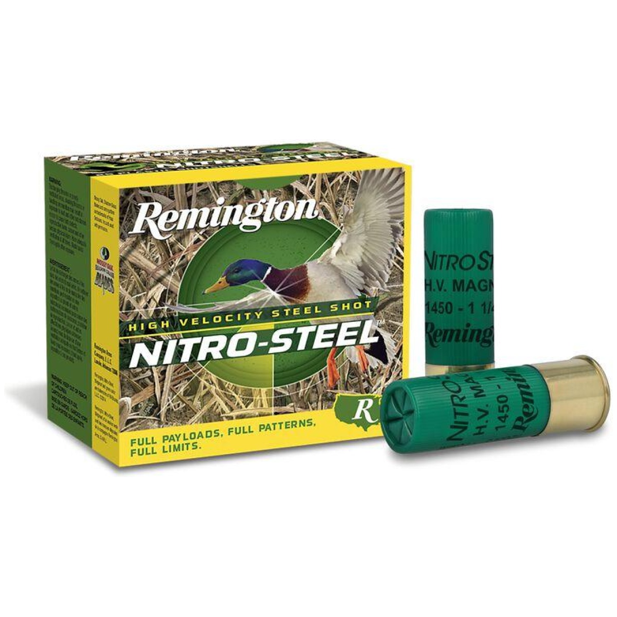 Rt20650-1. Jpg - remington nitro-steel hi-velocity magnum load shotshell 12ga 2-3/4" 1-1/4 oz #bb 1275 fps 25/ct - rt20650 1