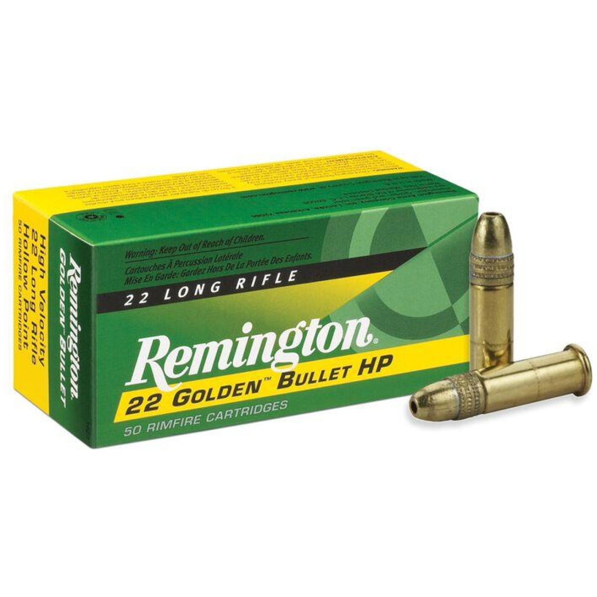 Rt21008-1. Jpg - remington golden bullet rimfire ammunition. 22 lr 36 gr plhp 1280 fps 50/ct - rt21008 1