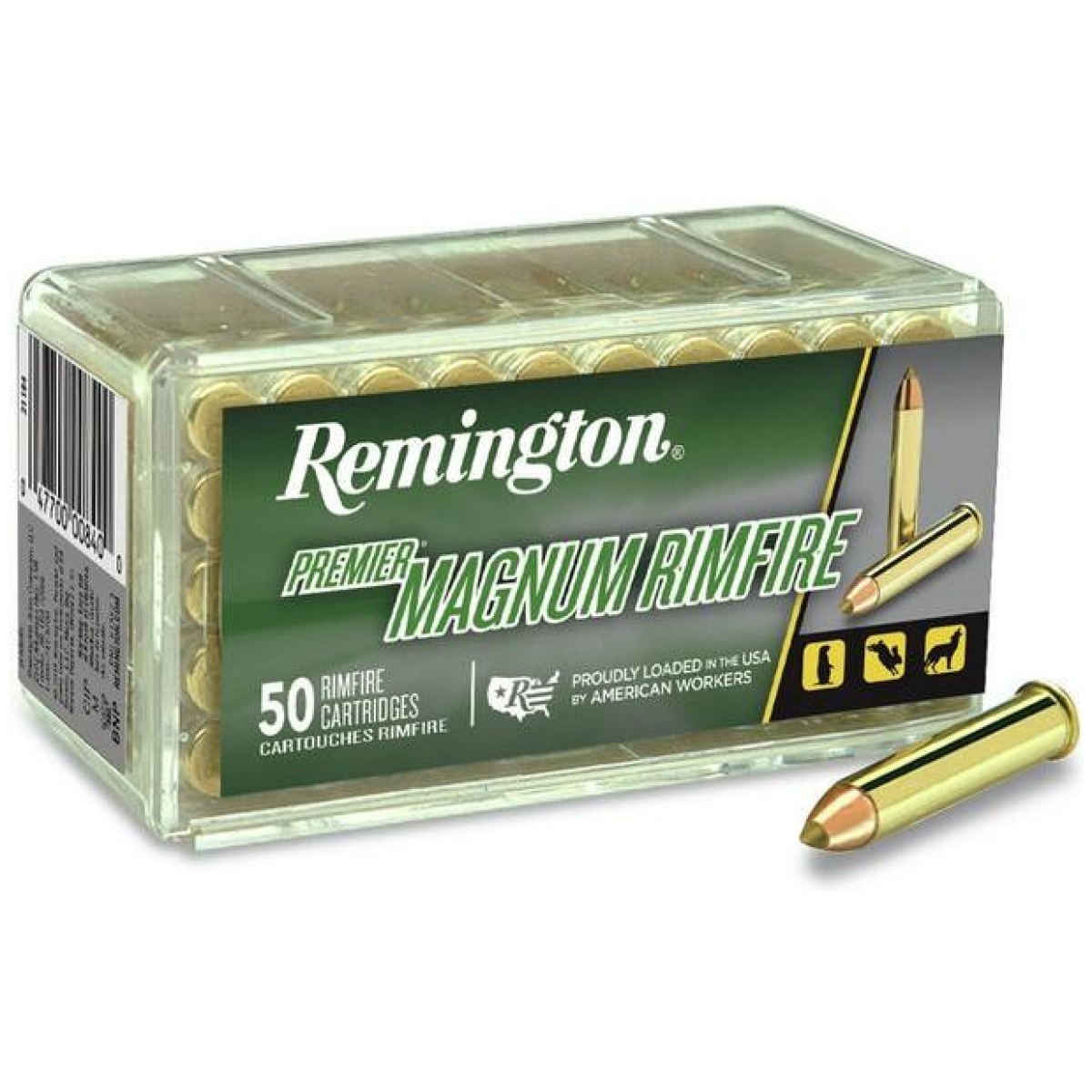 Rt21184-1. Jpg - remington premier rimfire ammunition. 22 wmr 33 gr. Atv 2000 fps 50/ct - rt21184 1