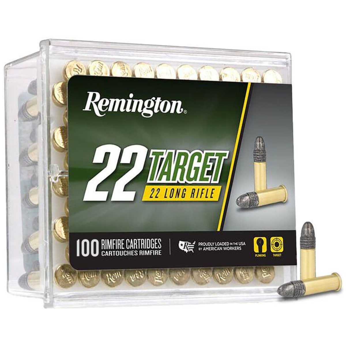 Rt21284-1. Jpg - remington 22 target rimfire ammo. 22 lr 40 gr rn 1150 fps 100/ct - rt21284 1