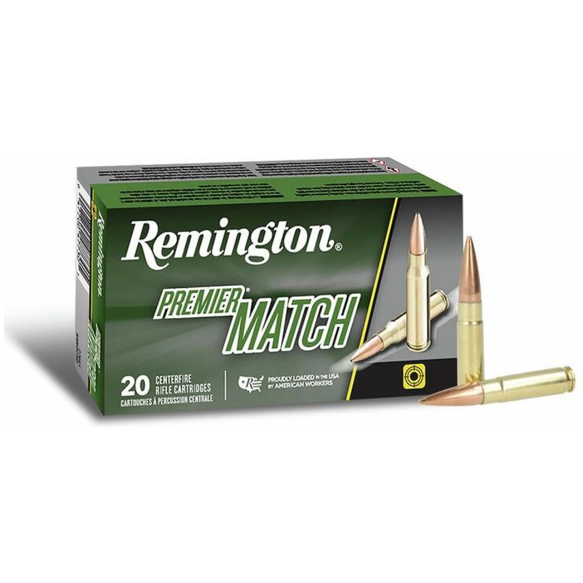 Rt21503-1. Jpg - remington premier match rifle ammunition. 300 aac blackout 125 gr otm 2215 fps 20/ct - rt21503 1