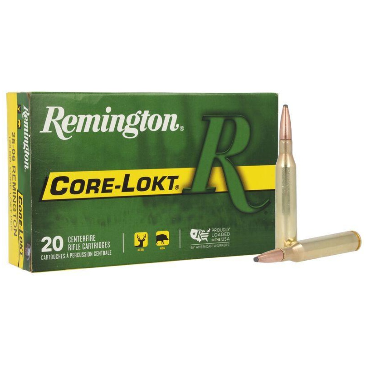 Rt21515_1. Jpg - remington core-lokt rifle ammunition. 25-06 rem 120 gr psp 2990 fps 20/ct - rt21515 1