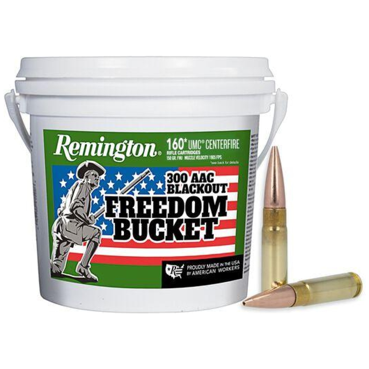 Rt26857-1. Jpg - remington umc freedom bucket. 300 aac blackout 150 gr. Fmj 1905 fps 160/ct - rt26857 1