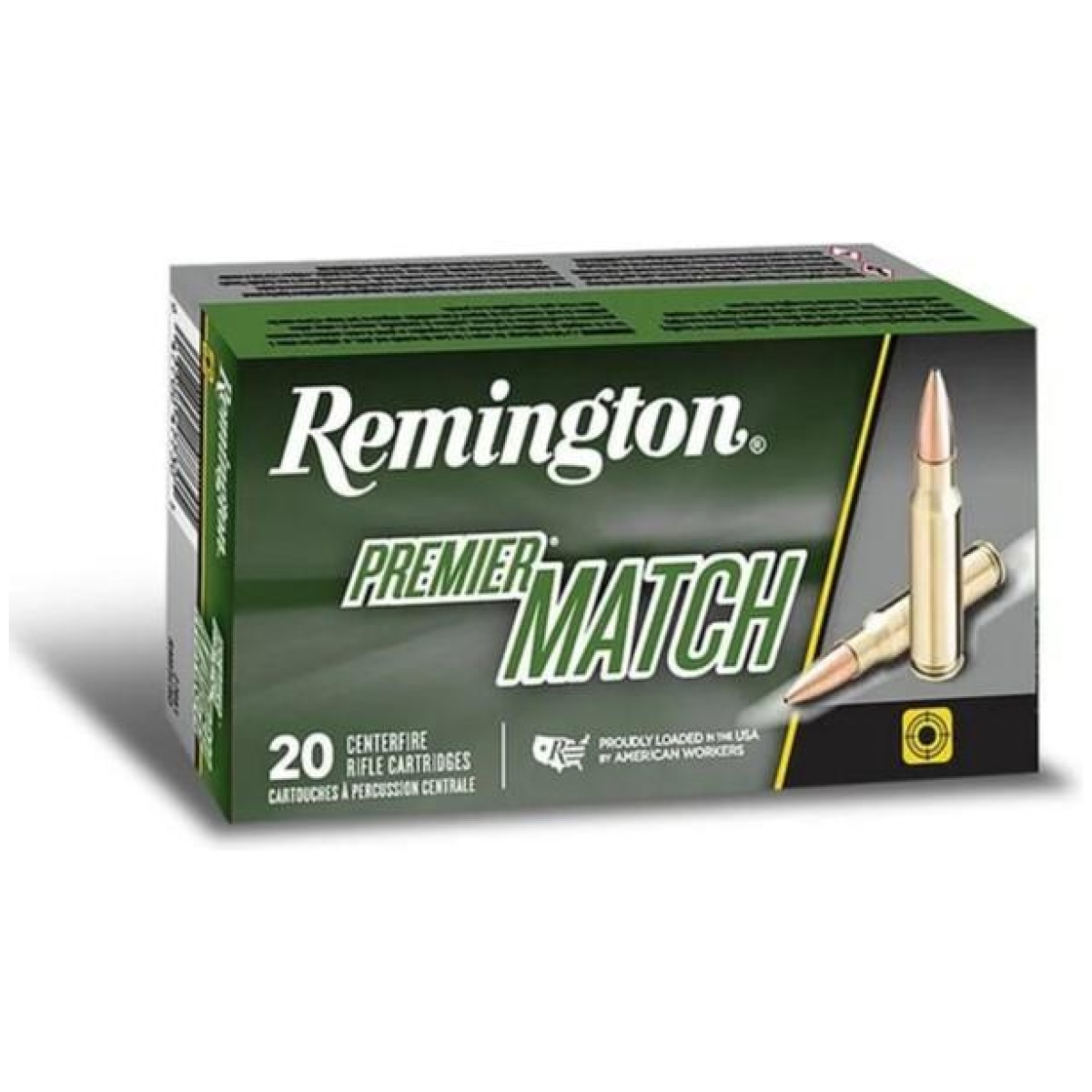 Rt27686-1. Jpg - remington premier match rifle ammunition. 223 rem 77 gr otm 2790 fps 20/ct - rt27686 1