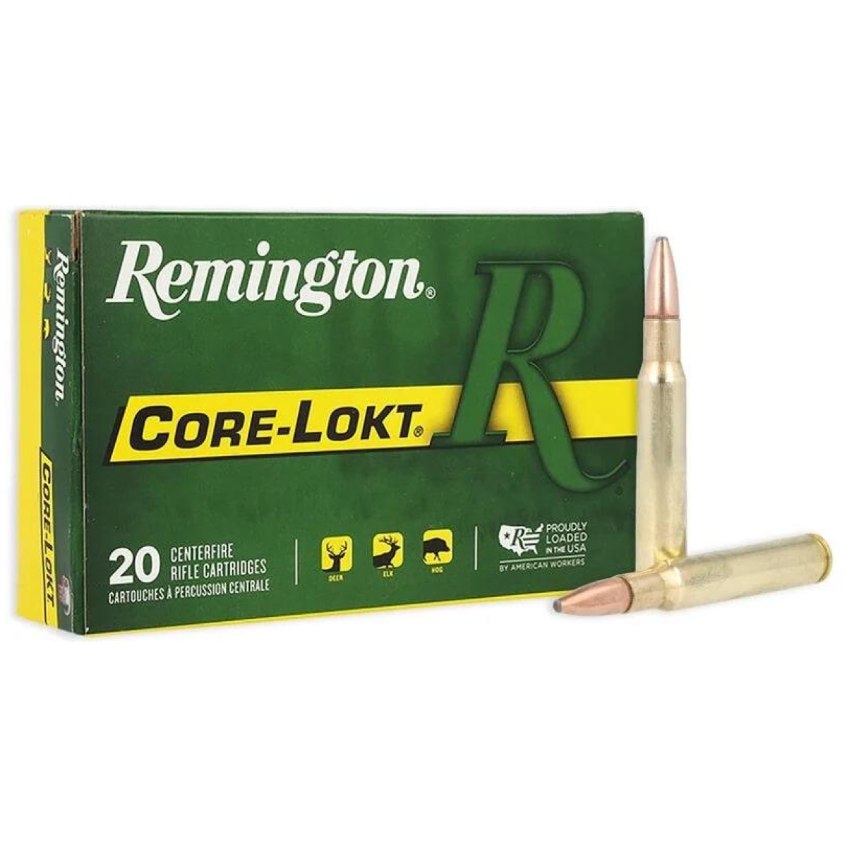 Rt27828-1. Jpg - remington core-lokt rifle ammunition. 30-06 sprg 180 gr psp 2700 fps 20/ct - rt27828 1