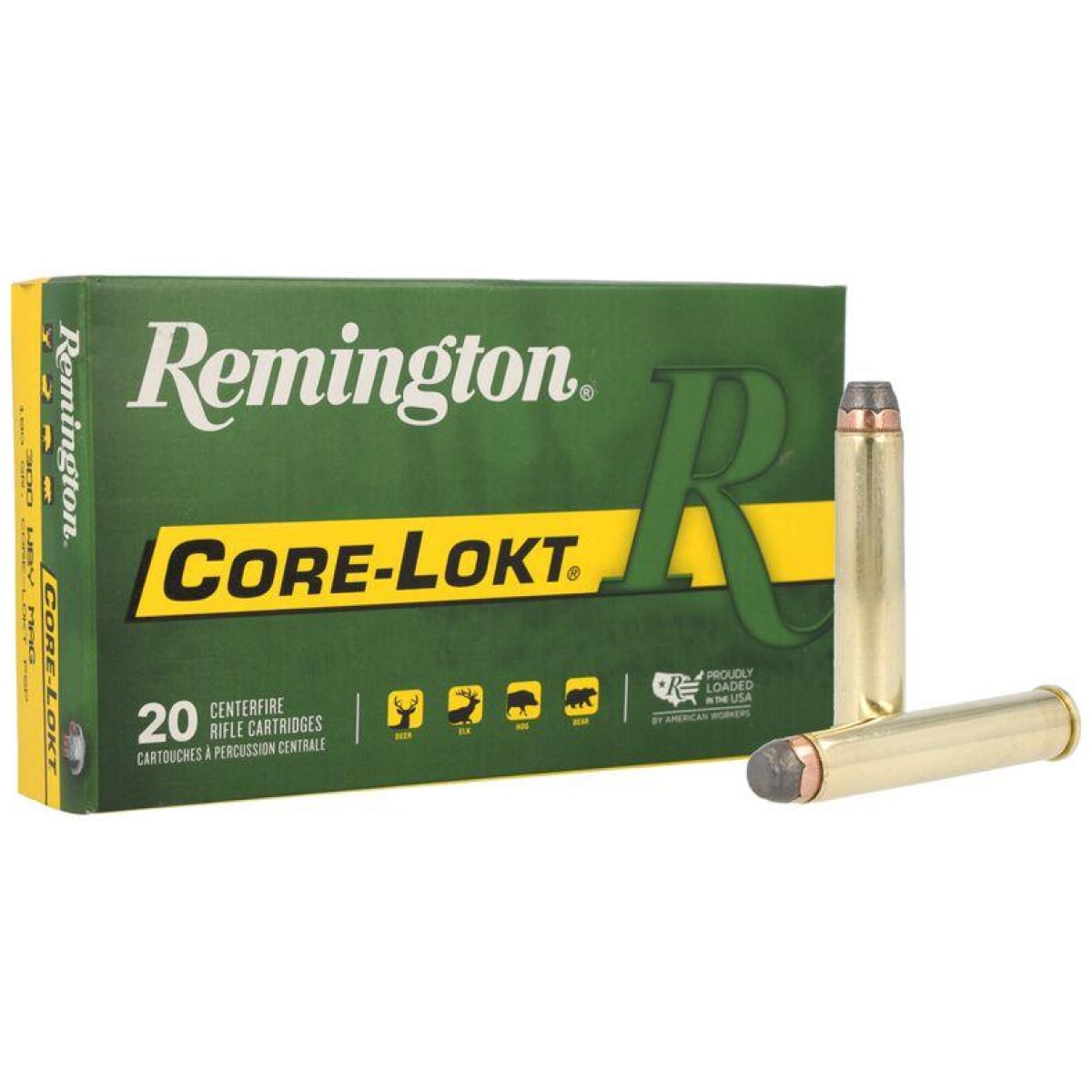 Rt29475-1. Jpg - remington core-lokt rifle ammunition. 444 marlin 240 gr sp 2350 fps 20/ct - rt29475 1