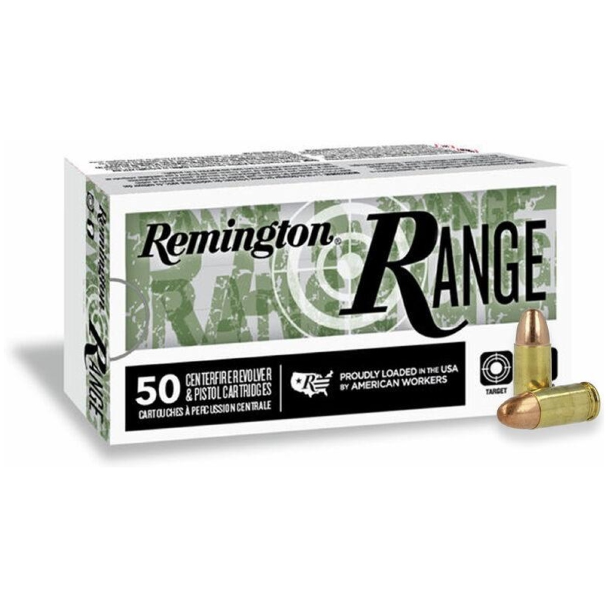 Rtr27778-1. Jpg - remington range handgun ammo 9mm luger 115 gr fmj 1145 fps 50/ct - rtr27778 1